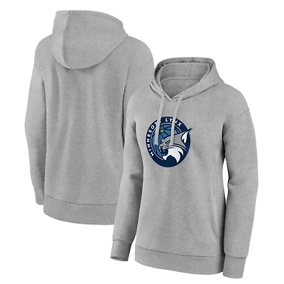 Women's Gray Minnesota Lynx Primary Logo Pullover Hoodie