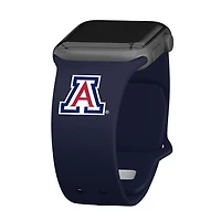 Navy Arizona Wildcats Logo Silicone Apple Watch Band