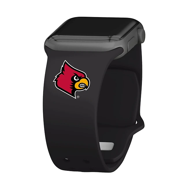 Shop Artinian Black Atlanta Falcons Silicone Apple Watch Band at
