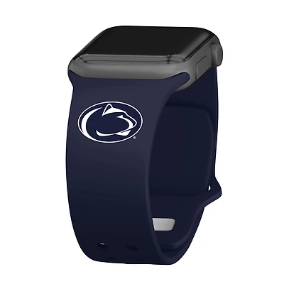 Navy Penn State Nittany Lions Logo Silicone Apple Watch Band