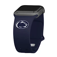 Navy Penn State Nittany Lions Logo Silicone Apple Watch Band