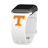 White Tennessee Volunteers Logo Silicone Apple Watch Band