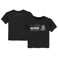 Toddler Nike Black Baltimore Orioles City Connect Graphic T-Shirt