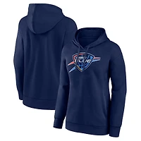 Women's Navy Oklahoma City Blue Team Primary Logo Pullover Hoodie