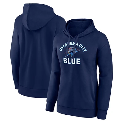 Women's Navy Oklahoma City Blue Team Overtime Pullover Hoodie