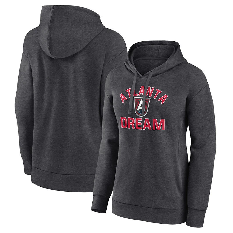 Women's Charcoal Atlanta Dream Overtime Pullover Hoodie