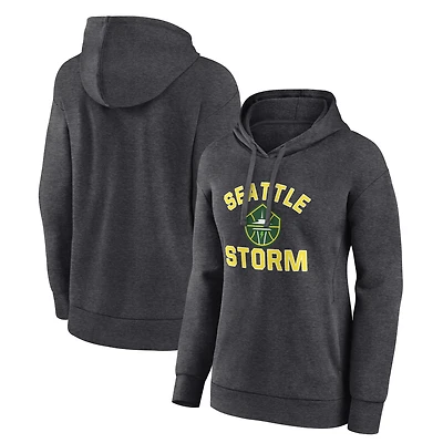 Women's Charcoal Seattle Storm Overtime Pullover Hoodie