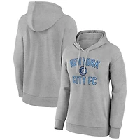 Women's Gray New York City FC Victory Arch Pullover Hoodie