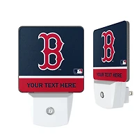 Boston Red Sox Personalized 2-Piece Nightlight Set