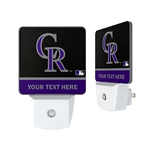 Colorado Rockies Personalized 2-Piece Nightlight Set