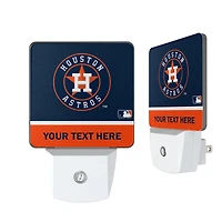 Houston Astros Personalized 2-Piece Nightlight Set