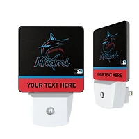 Miami Marlins Personalized 2-Piece Nightlight Set