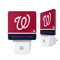 Washington Nationals Personalized 2-Piece Nightlight Set
