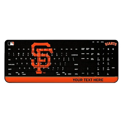 San Francisco Giants Personalized Wireless Keyboard