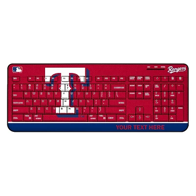 Texas Rangers Personalized Wireless Keyboard