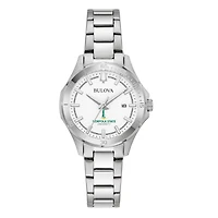 Women's Bulova Silver Norfolk State Spartans Stainless Steel Sport Classic Watch