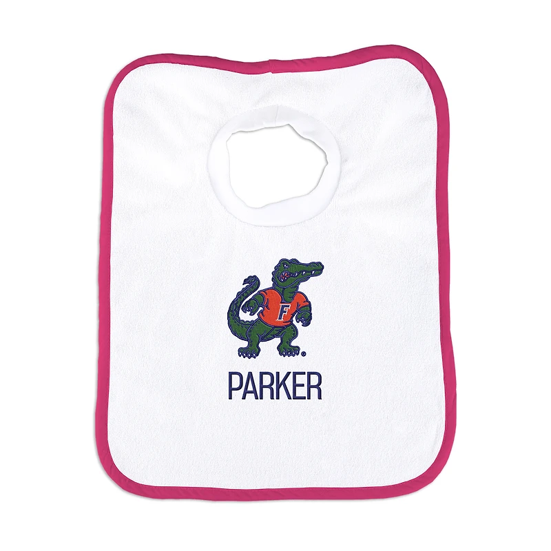Newborn & Infant Florida Gators Mascot Logo Personalized Bib
