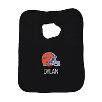 Newborn & Infant Black Florida Gators Helmet Logo Personalized Bib