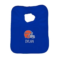 Newborn & Infant Royal Florida Gators Helmet Logo Personalized Bib