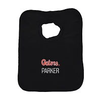 Newborn & Infant Black/ Florida Gators Script Logo Personalized Bib