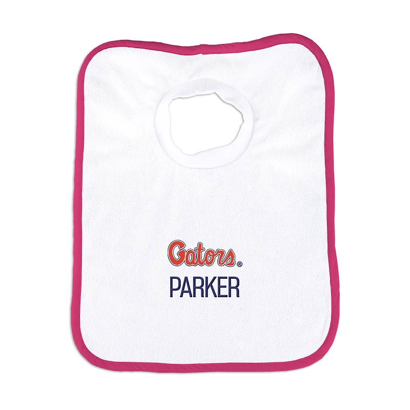 Newborn & Infant / Florida Gators Script Logo Personalized Bib