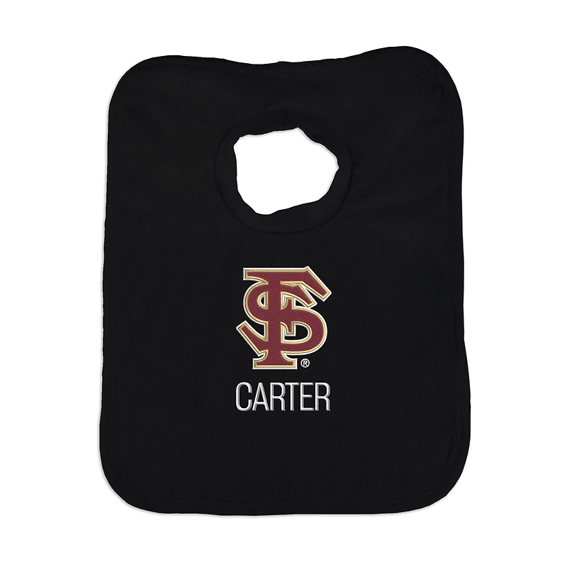 Newborn & Infant Florida State Seminoles Alternate Logo Personalized Bib