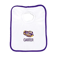 Newborn & Infant LSU Tigers Secondary Logo Personalized Bib