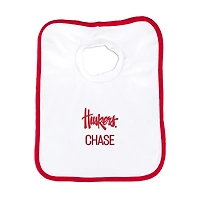 Newborn & Infant Nebraska Huskers Personalized Bib