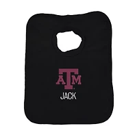 Newborn & Infant Black Texas A&M Aggies Personalized Bib