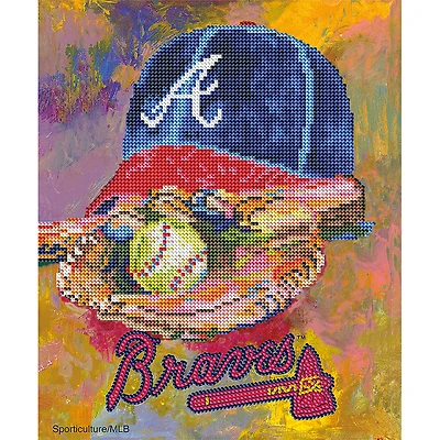 Sporticulture Atlanta Braves Diamond Art Craft Kit