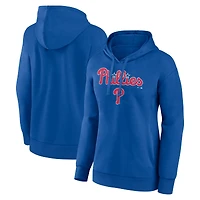 Women's Royal Philadelphia Phillies Team Lockup Pullover Hoodie
