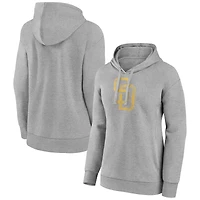 Women's Gray San Diego Padres Distressed Team Pullover Hoodie