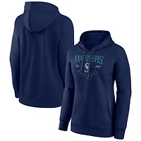 Women's Navy Seattle Mariners Team Live For It Pullover Hoodie