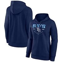 Women's Navy Tampa Bay Rays Team Live For It Pullover Hoodie