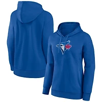 Women's Royal Toronto Blue Jays Distressed Team Pullover Hoodie