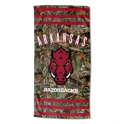 The Northwest Group  Arkansas Razorbacks 30"x 60" Three Stripes Beach Towel