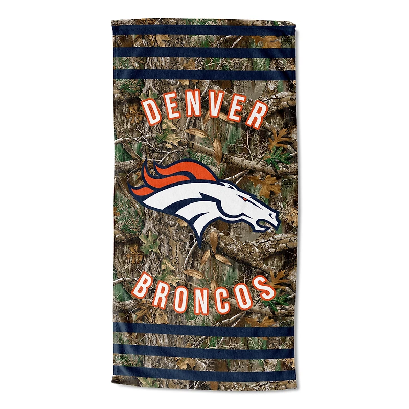 The Northwest Group  Denver Broncos 30"x 60" Three Stripes Beach Towel
