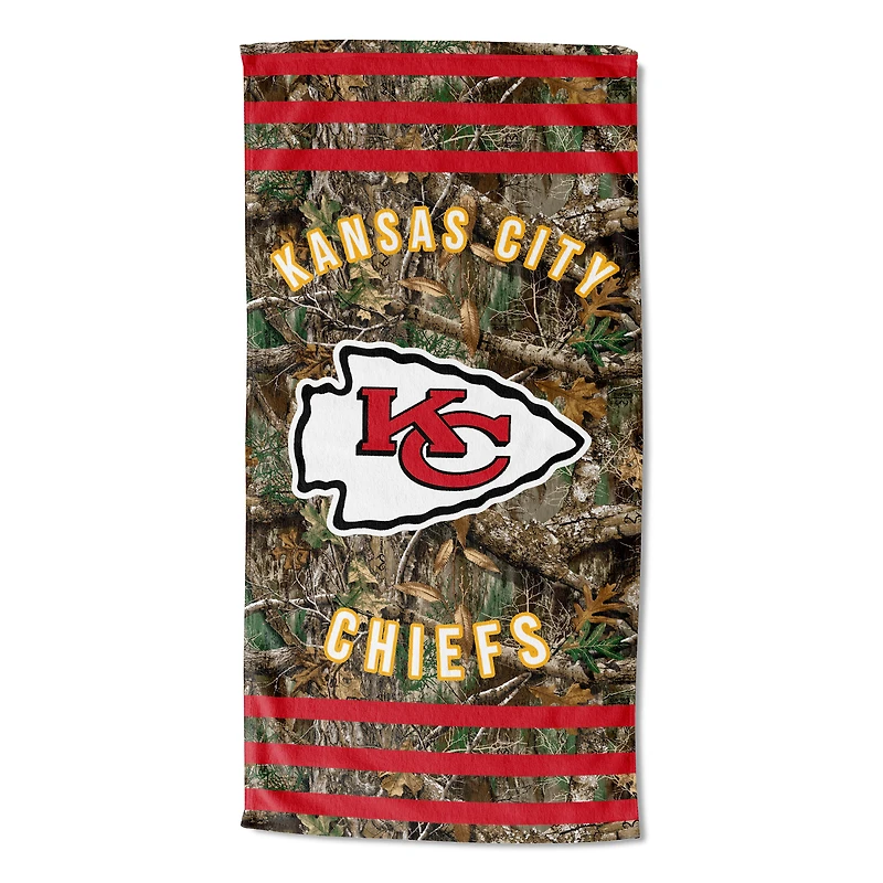 The Northwest Group Kansas City Chiefs 30"x 60" Three Stripes Beach Towel