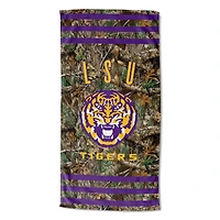 The Northwest Group  LSU Tigers 30"x 60" Three Stripes Beach Towel