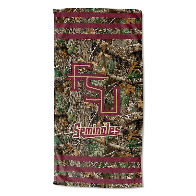 The Northwest Group  Florida State Seminoles 30"x 60" Three Stripes Beach Towel