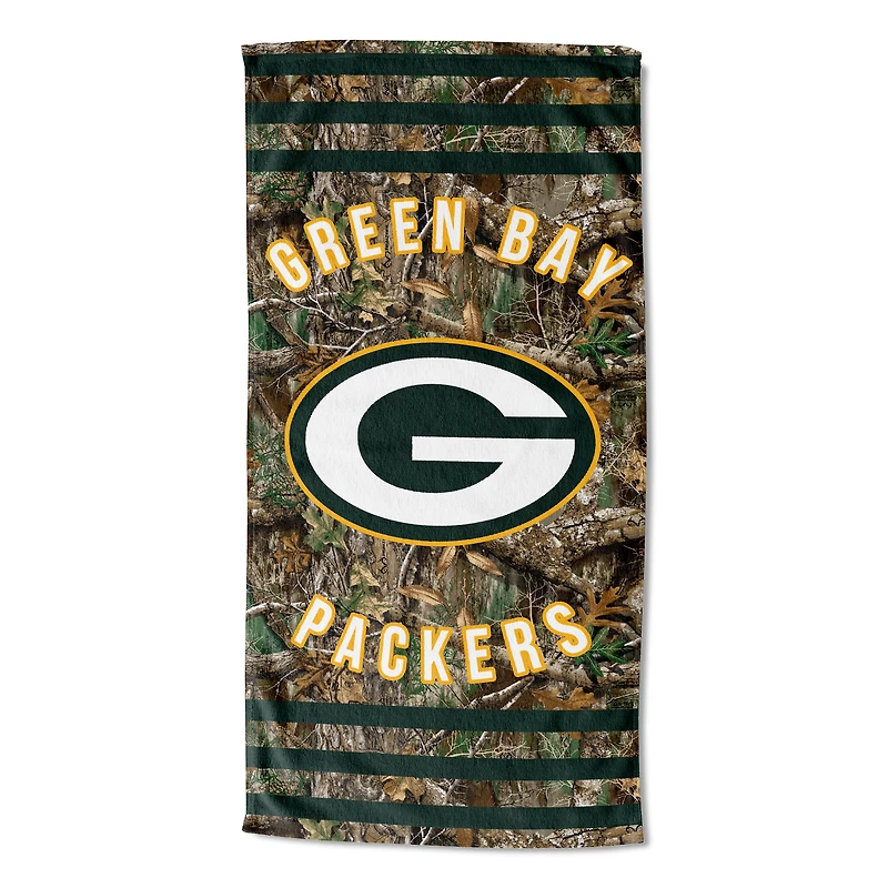 The Northwest Group  Green Bay Packers 30"x 60" Three Stripes Beach Towel