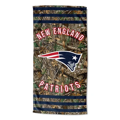 The Northwest Group  New England Patriots 30"x 60" Three Stripes Beach Towel