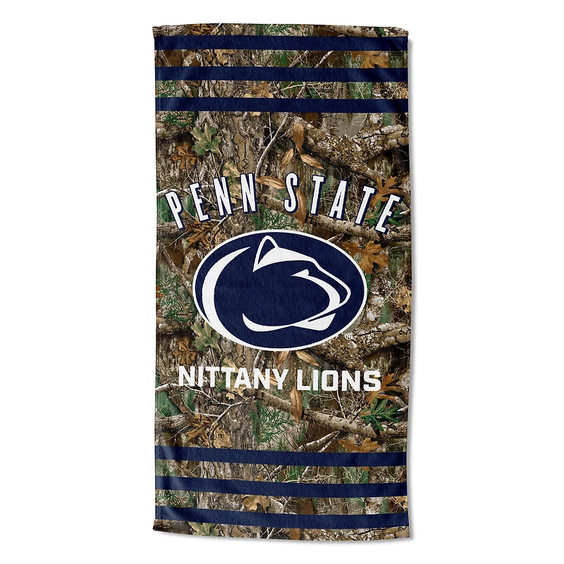 The Northwest Group  Penn State Nittany Lions 30"x 60" Three Stripes Beach Towel