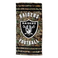 The Northwest Group  Las Vegas Raiders 30"x 60" Three Stripes Beach Towel