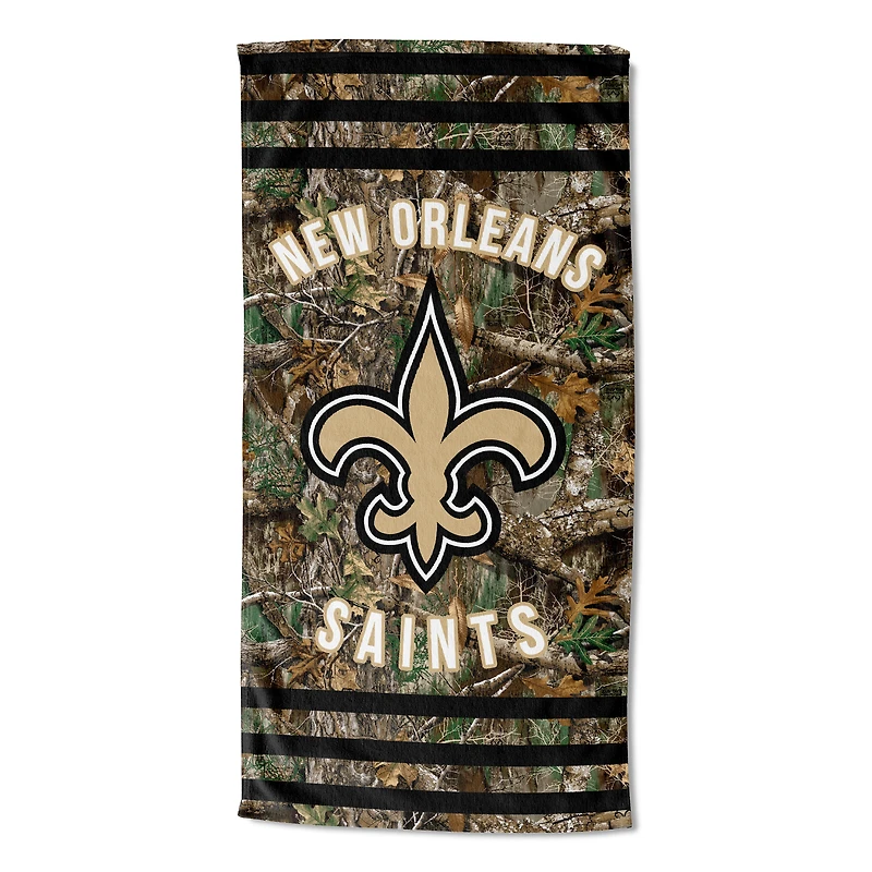 The Northwest Group  New Orleans Saints 30"x 60" Three Stripes Beach Towel