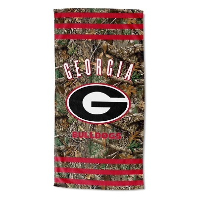 The Northwest Group  Georgia Bulldogs 30"x 60" Three Stripes Beach Towel