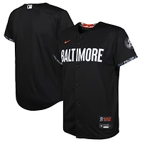 Preschool Nike  Black Baltimore Orioles City Connect Replica Jersey