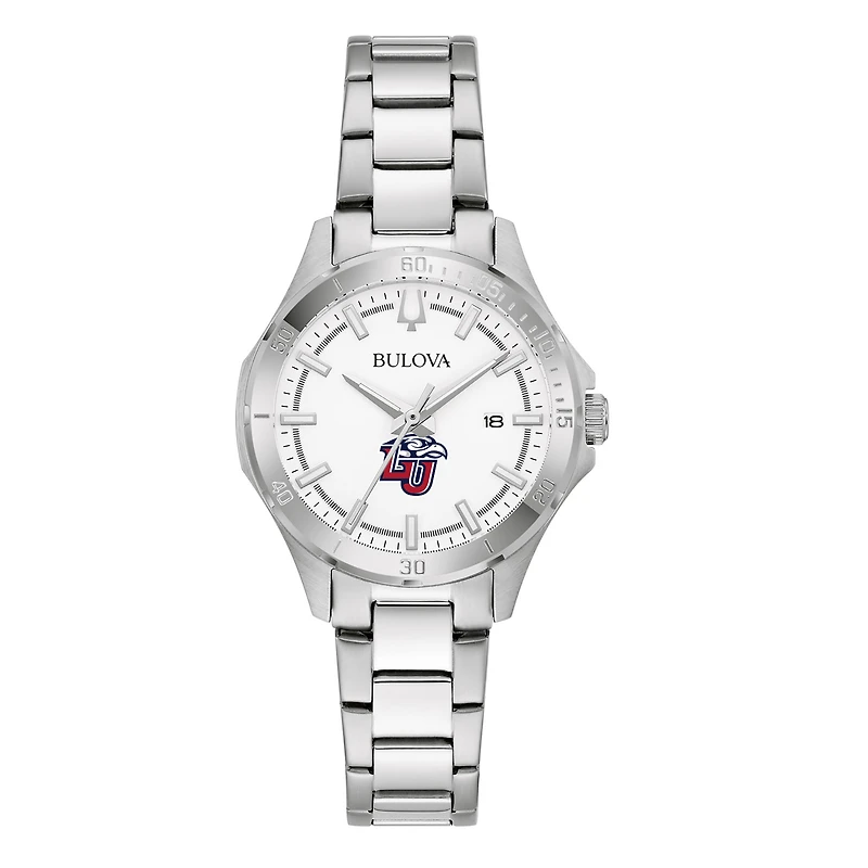 Women's Bulova Silver Liberty Flames Stainless Steel Classic Sport Watch