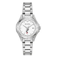 Women's Bulova Silver Cincinnati Bearcats Stainless Steel Classic Sport Watch