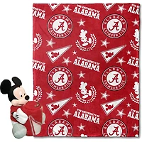 Northwest x Disney Alabama Crimson Tide Mickey Hugger Pillow & Silk Touch Throw Set